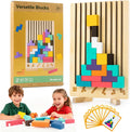 Wooden Montessori Russian Blocks Puzzle