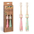 ROARex Vegan Eco Friendly All Natural Kids Toothbrush Made from Plants