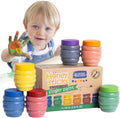 Honeysticks Non Toxic Finger Paint (6 Bright Colors)