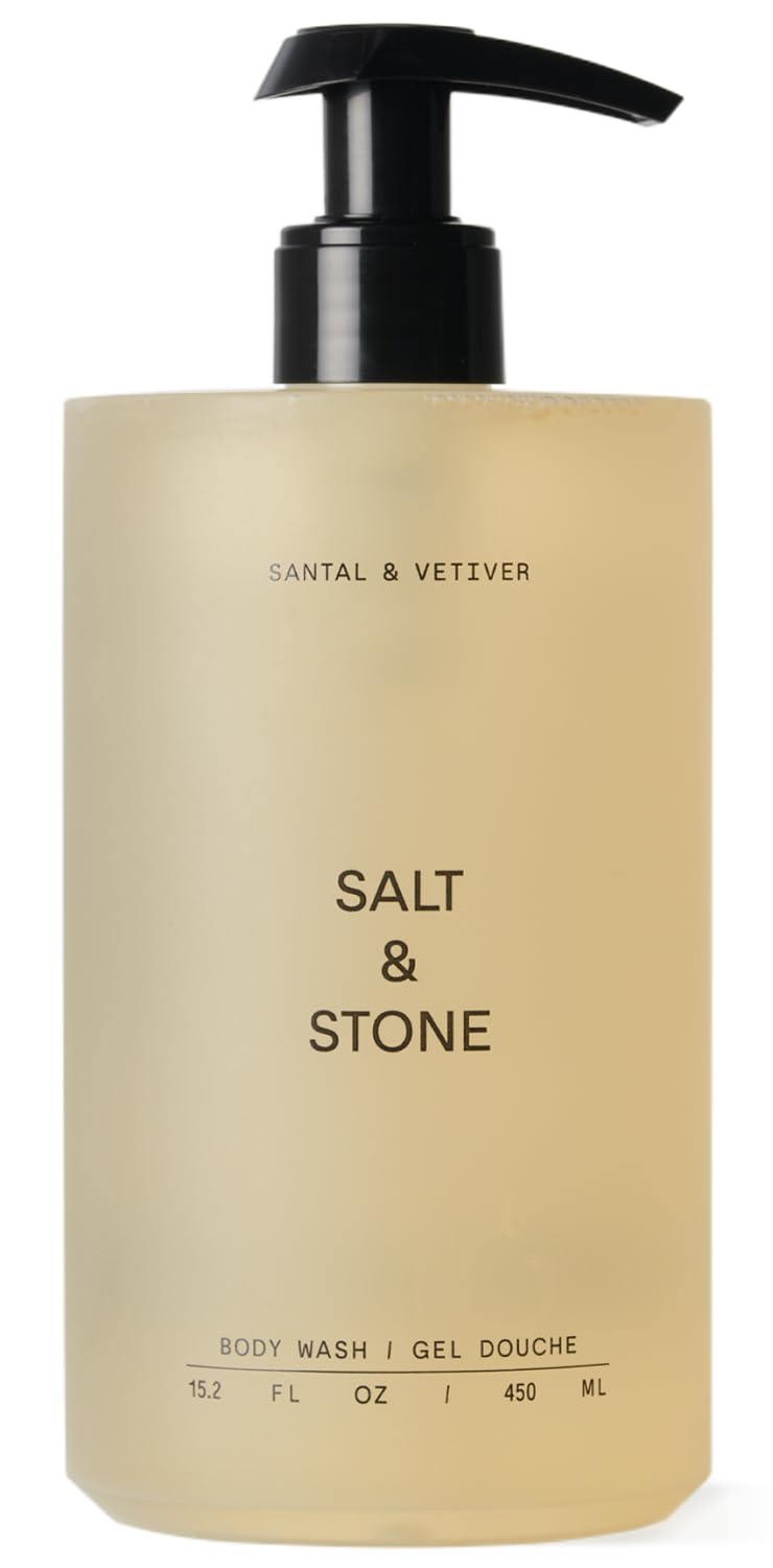 Salt & Stone Antioxidant-Rich Body Wash - Santal & Vetiver (15.2 fl oz)