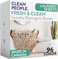 The Clean People Laundry Detergent Sheets