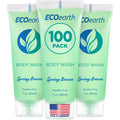 EcoEarth Travel Size Body Wash (1 fl oz, 100 PK, Spring Breeze)