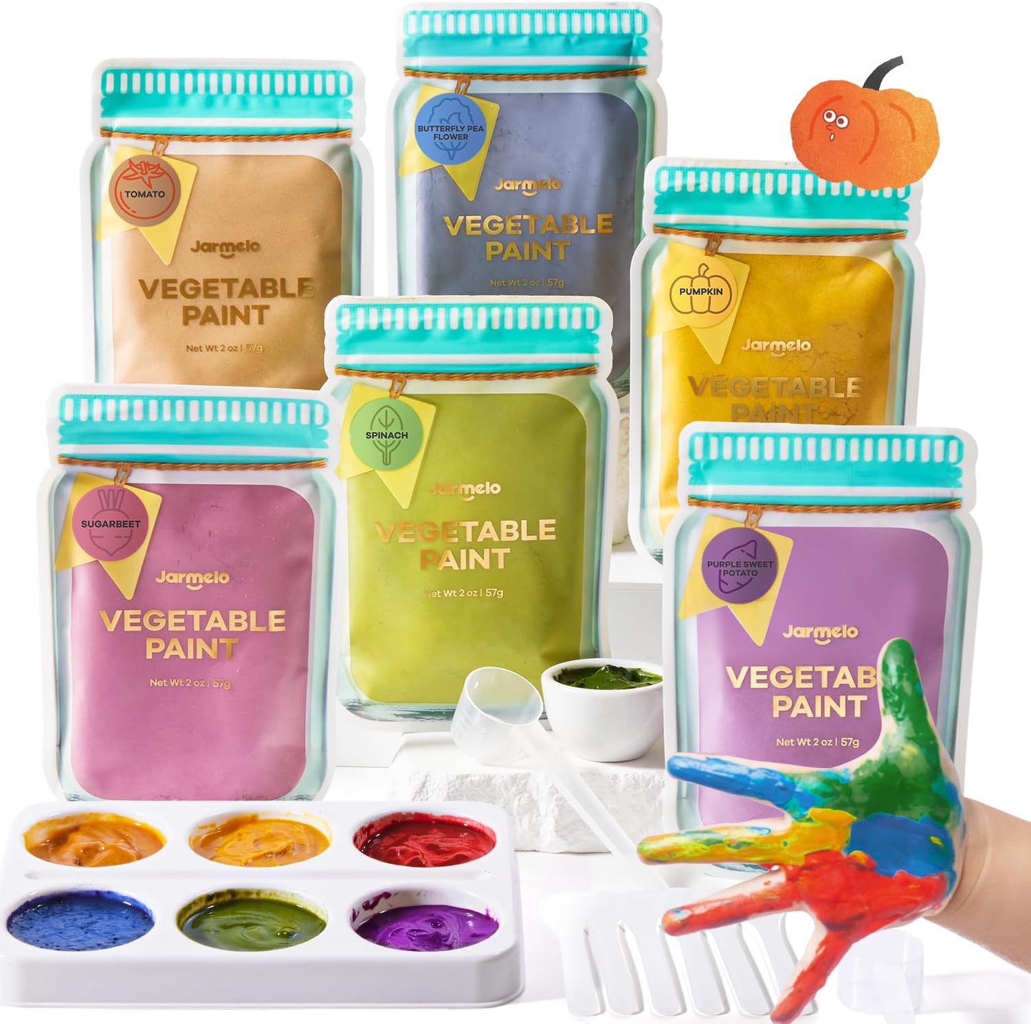 Washable Finger Paints Powder for Toddlers