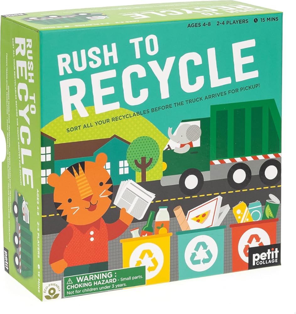 Petit Collage: Rush to Recycle: Teach Kids About Recycling