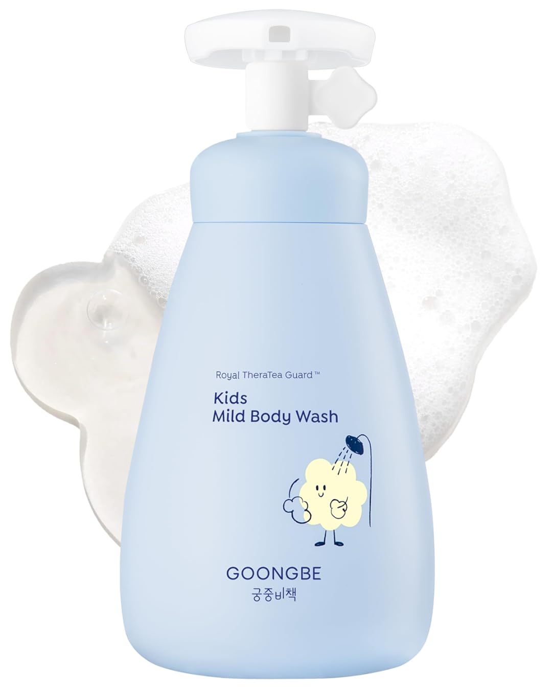 GOONGBE Kids' Mild Body Wash - Allergen Free Scent, 10.1 fl.oz.